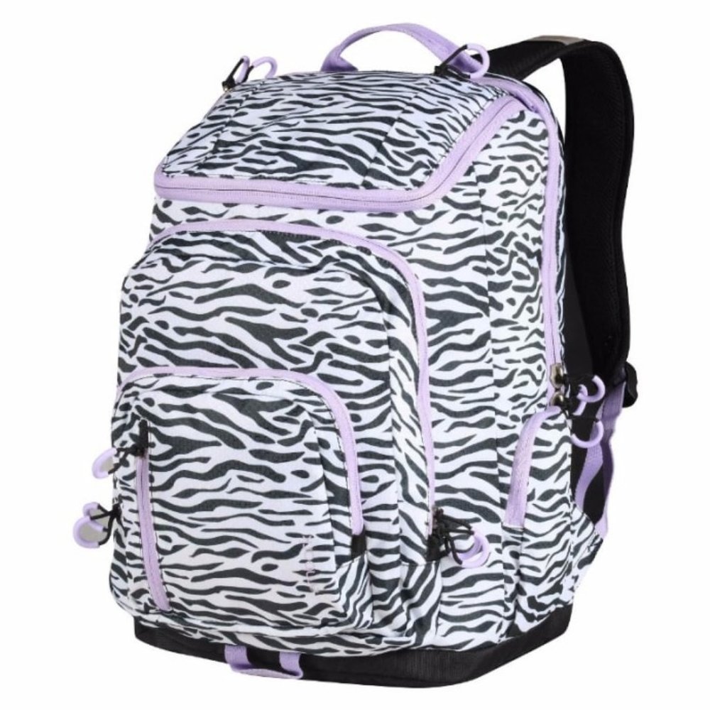 embark Jartop Elite Zebra Purple Backpack NWOT